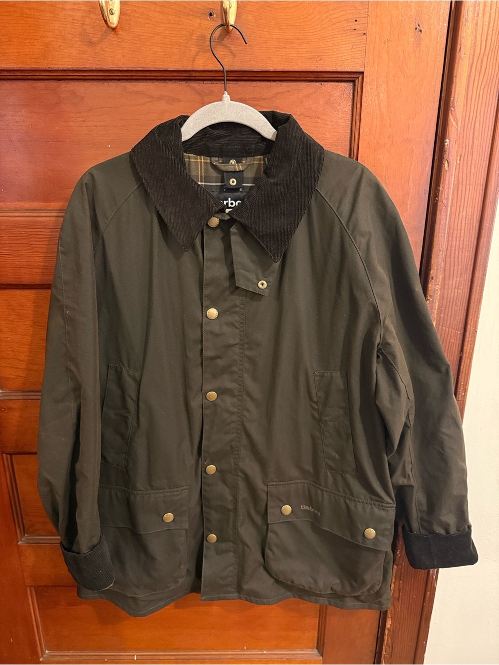 Barbour Olive Ashby Waxed Jacket